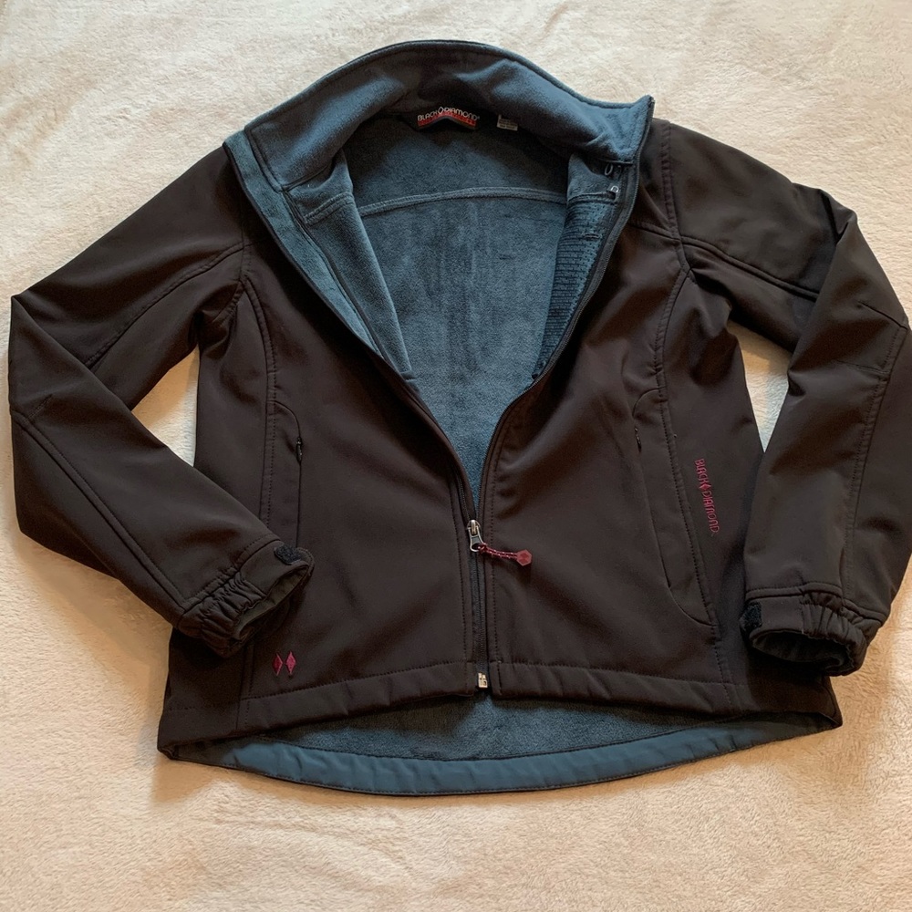 Black Diamond Soft Shell Jacket Size Small